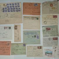lotto buste con francobolli regno e Repubblica 