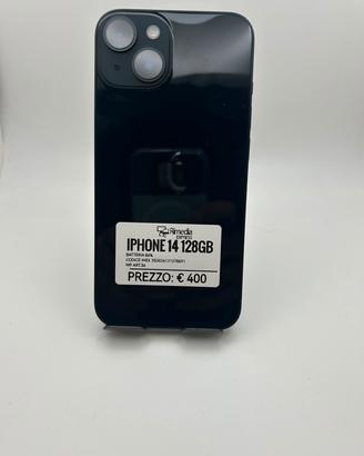 iPhone 14 128GB nero usato garanzia 