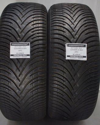 2 PNEUMATICI USATI 225/55R18 98H HP3 SUV KLEBER GO