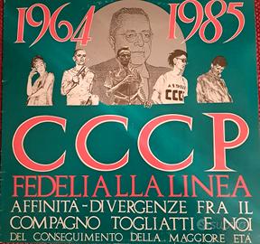 vinile CCCP Fedeli alla linea