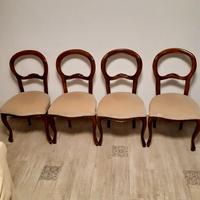 Sedie antiquariato Luigi Filippo