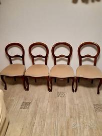 Sedie antiquariato Luigi Filippo