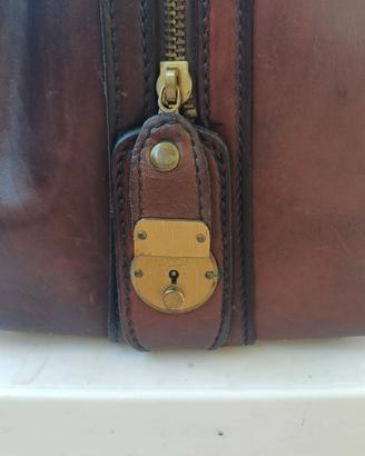 Borsone da Viaggio Vintage in Cuoio - Stile Borsa