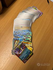 200 carte tutte diverse con holo/reverse + una ex