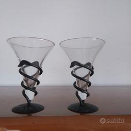 2 bicchieri stile vichingo