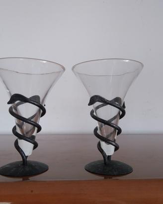 2 bicchieri stile vichingo