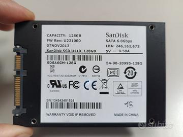 SanDisk SSD U110 128GB   codice 15