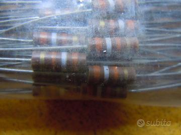 RESISTENZE ORIGINALI  DA 39 Kohm – anni ’70-