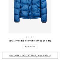 Giubbino garment dyed down stone island