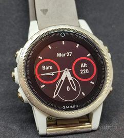 Garmin Fenix 5S Sapphire Leather 