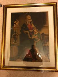 Riproduzione stampa giotto 1900