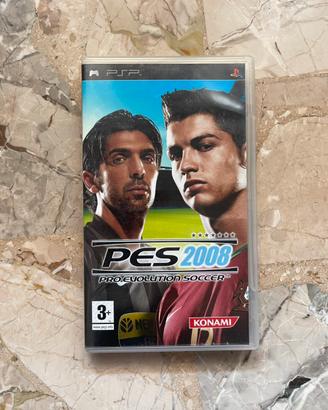 Gioco PSP PES 2008 con libretto