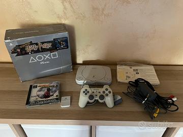 Ps one con scatola Harry Potter+accessori e gioco
