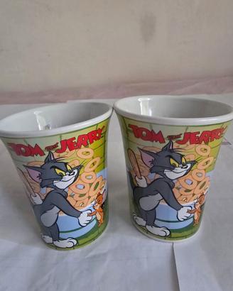 Coppie di Tazze Tom & Jerry mai usate