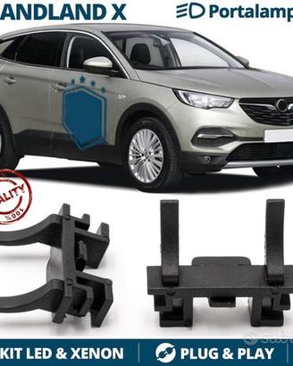 ADATTATORI per OPEL GRANDLAND X montaggio LED H7