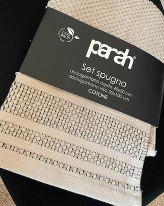 Set asciugamani  viso+ospite- PARAH