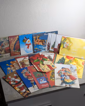 Lotto Cartoline Natalizie Vintage, Buste Lettera
