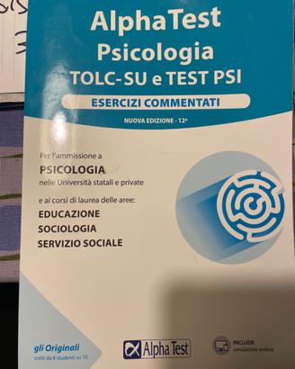Alpha test psicologia TOLC - SU e TEST PSI