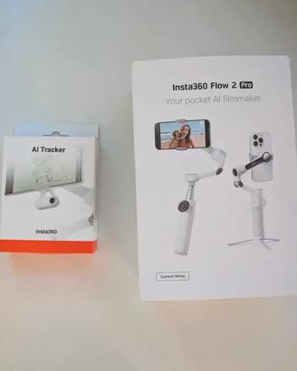 Insta360 Flow 2 Pro + AI Tracker – Pari al nuovo,