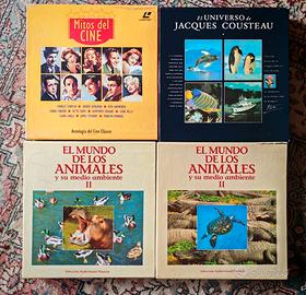 40 laserdisc - 4 collezioni in lingua spagnola