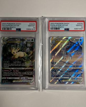 Carte pokemon gradate psa 10 eng
