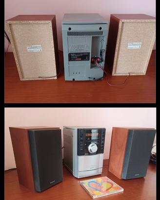 Stereo Hi fi amplificatore casse radio CD Aux in