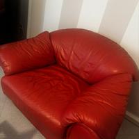 due poltrone in pelle