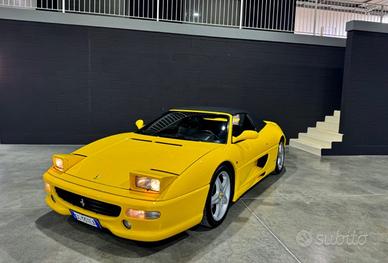 FERRARI F355 SPIDER GIALLA FULL SERVICE ASI