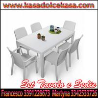 Tavoli e sedie rattan per ristoranti giardini este