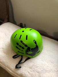 Casco verde e nero- ragazzo/a