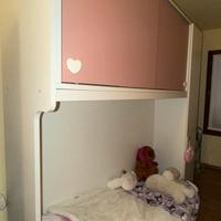 Armadio a ponte con letto bambina/o