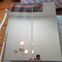 Mobile bagno ikea ENHET  a specchio con 2 ante