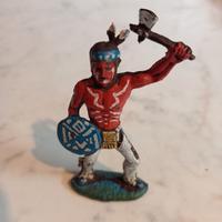 Soldatino cromoplasto landi indiano Sioux lakota