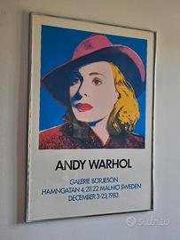 Andy Warhol poster serigrafia 1983