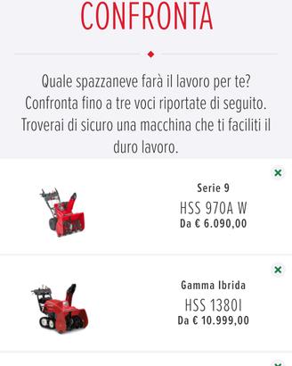 spazzaneve Honda 1380 HSS I