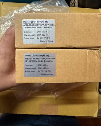 Mediaconveter Gbic adattatori sfp