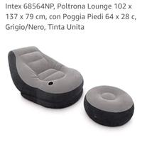 poltrona gonfiabile 