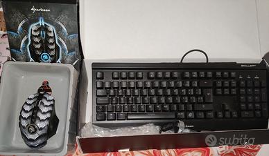 kit gaming sharkoon mouse rgb-tastiera meccanica 