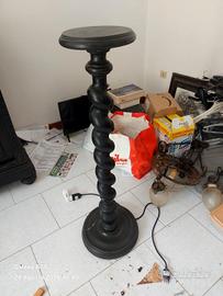 colonna a torciglione o ( salononica ) in legno 