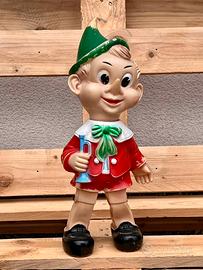 Pupazzo Pinocchio Gomma Vintage Anni 60 Ledra