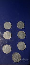 Lotto 7 monete Vaticano 100 Lire originali