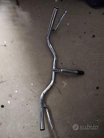 manubrio cromato con leve