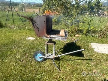 barbecue a legna artigianale
