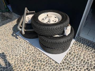 CERCHI E GOMME DA 16' X DEFENDER ANNI 1997