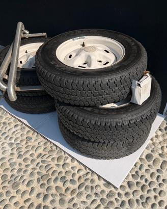 CERCHI E GOMME DA 16' X DEFENDER ANNI 1997