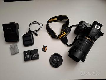 Kit Nikon D3500 + Nikon AF-S DX 18-140 + accessori