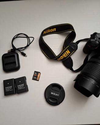 Kit Nikon D3500 + Nikon AF-S DX 18-140 + accessori