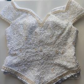 corpetto abito da sposa