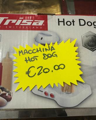 Macchina Hot Dog Trisa  Nuova con Scatola