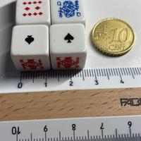 6 Dadi da poker - plastica